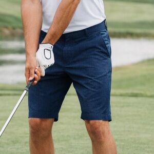 FootJoy FJ Men’s Golf Shorts Blue Patterned Size 36 Stretch Performance